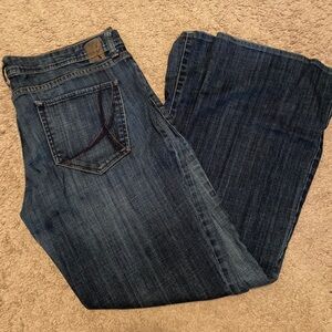 Dark jeans - boot cut - EUC